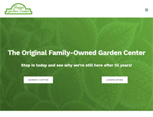 Tablet Screenshot of flaggsgardencenter.com